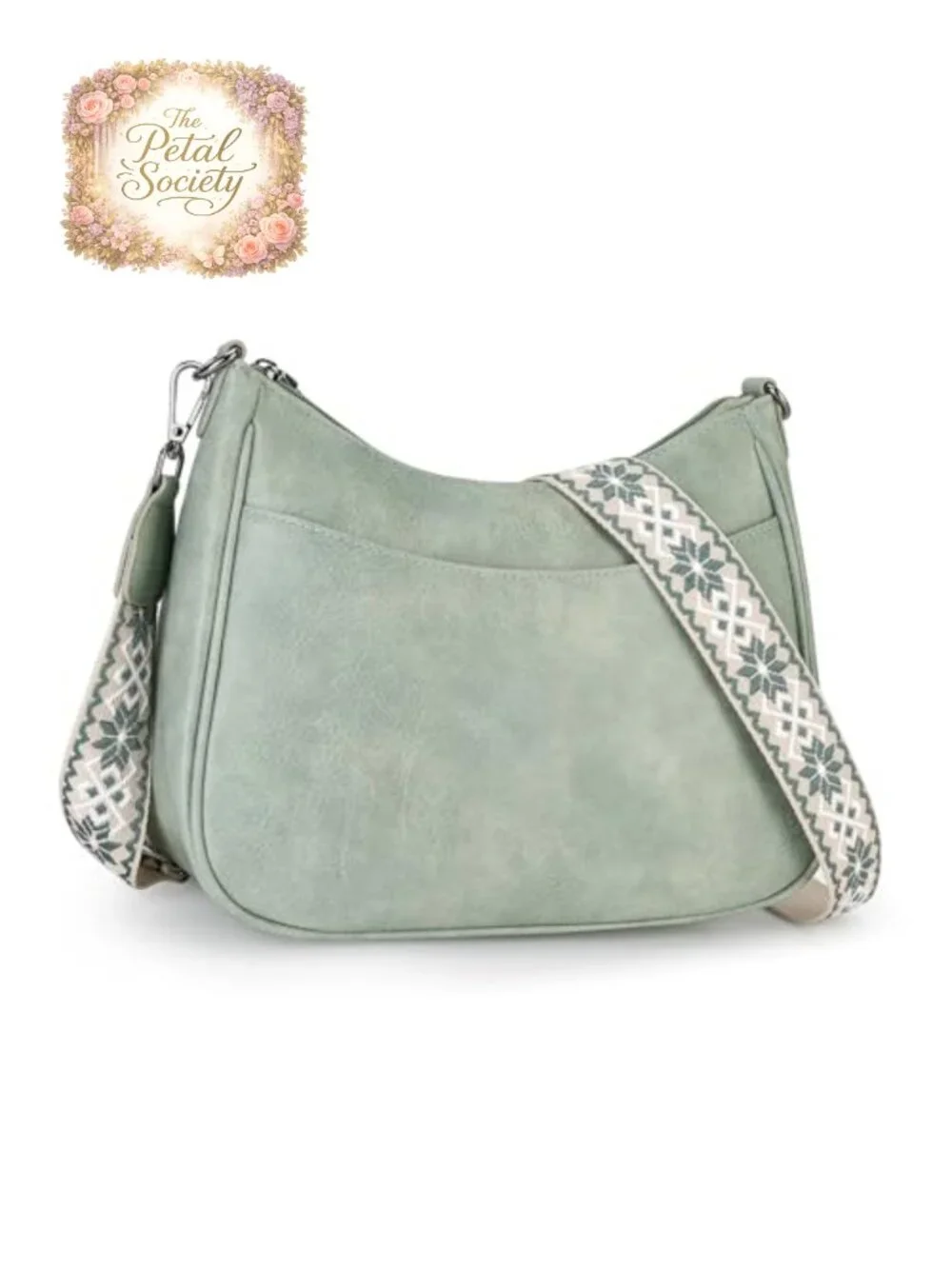 Trendy Vegan Leather Crossbody Purse with Adjustable Strap